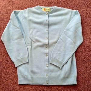 100% pure cashmere made in Scotland cardigan sweater